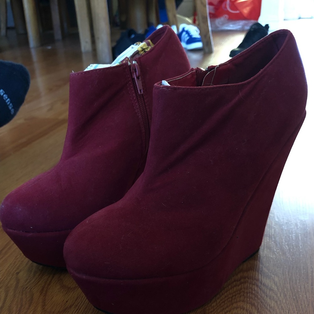 Red Booties - Picture 3 of 3